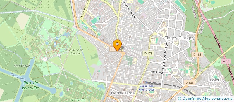 localisation de l'entreprise MORGANE HILGERS à VERSAILLES