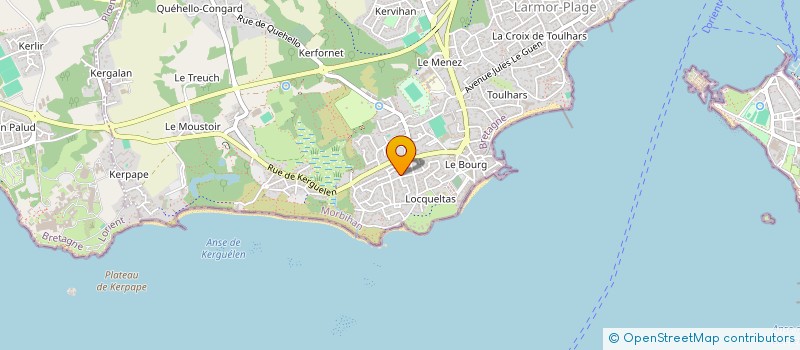 localisation de l'entreprise MORGANE INVEST  LARMOR-PLAGE