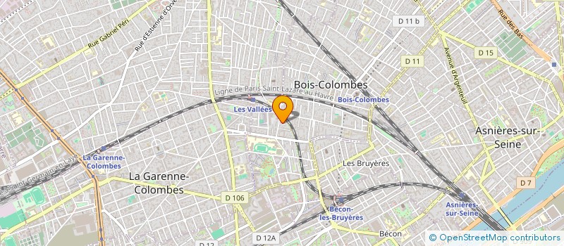 localisation de l'entreprise MORGANE ROSTEAU EURL à BOIS COLOMBES