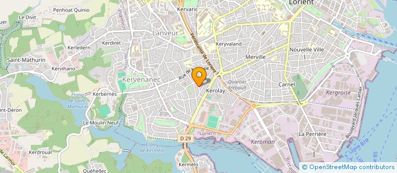 localisation de l'entreprise MORGANEOLIVIER  LORIENT