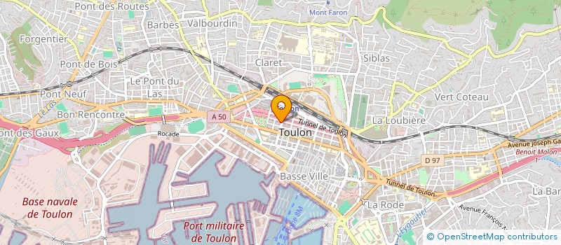 localisation de l'entreprise MORGIVALEOROM  TOULON