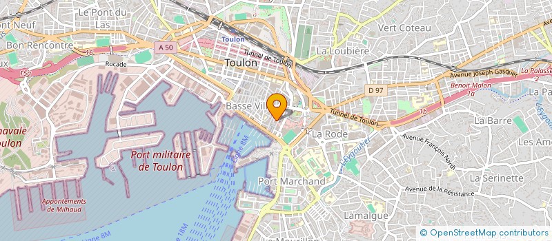 localisation de l'entreprise MORGWEN  TOULON