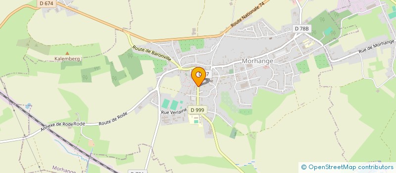 localisation de l'entreprise MORHANGE AUTO PIECES  MORHANGE