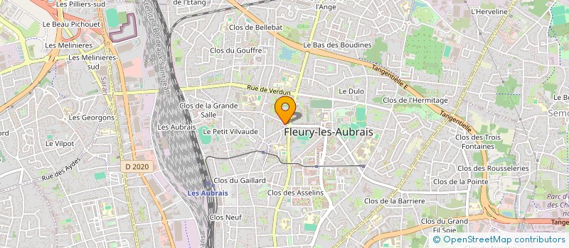localisation de l'entreprise MORI BAT à FLEURY-LES-AUBRAIS