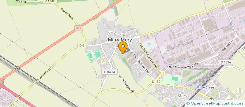 localisation de l'entreprise MORI TRANSPORT SERVICE à MITRY-MORY