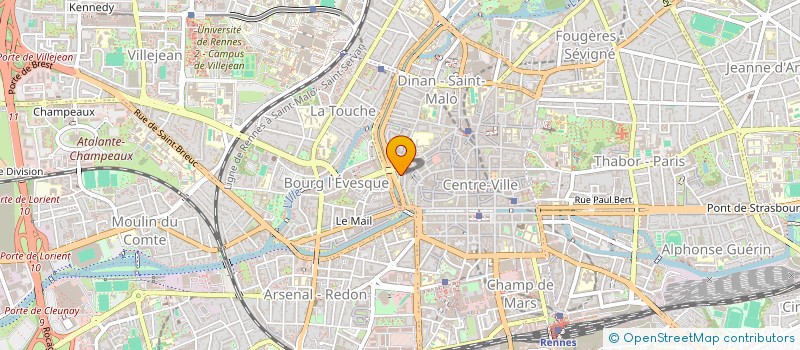 localisation de l'entreprise MORIA PROTECTION RAPPROCHEE  RENNES