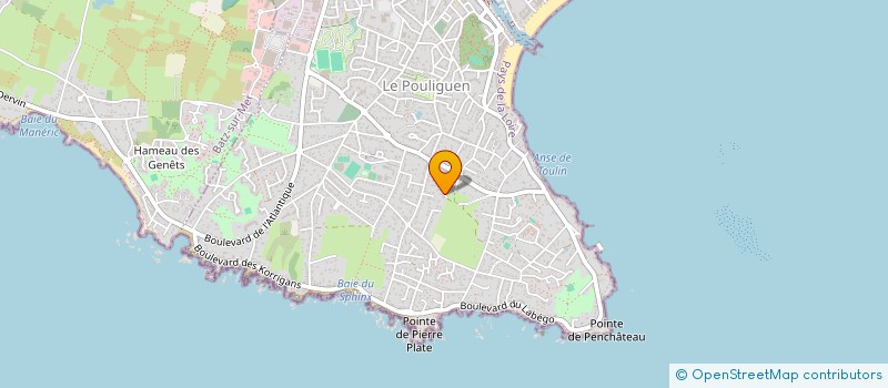 localisation de l'entreprise MORIANE  LE POULIGUEN