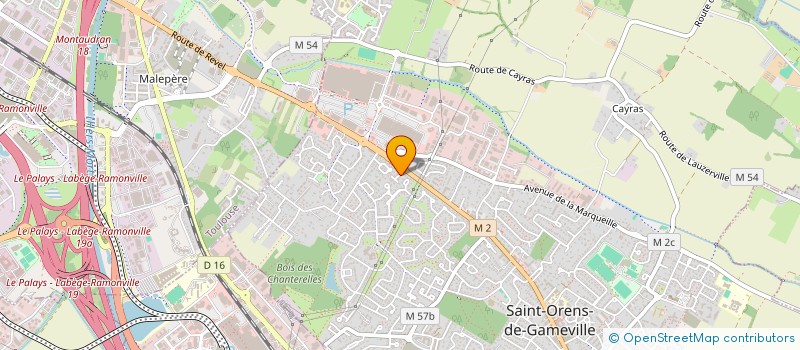 localisation de l'entreprise MORIAUX HELENE - PLANES MIKAEL  SAINT-ORENS-DE-GAMEVILLE