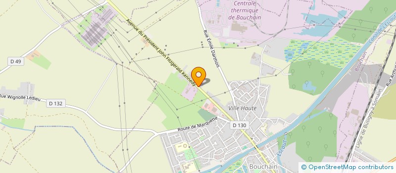 localisation de l'entreprise MORIC à BOUCHAIN