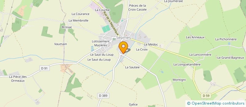 localisation de l'entreprise MORICE  SEPMES