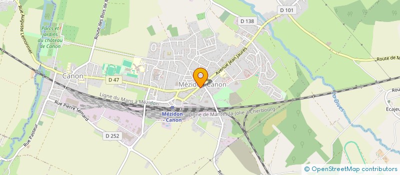 localisation de l'entreprise MORICE à MEZIDON VALLEE D'AUGE