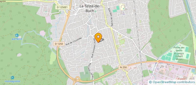 localisation de l'entreprise MORICE GAMBETTA  LA TESTE-DE-BUCH