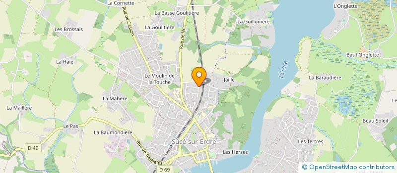 localisation de l'entreprise MORICE JOEL ET JACKY à SUCE-SUR-ERDRE