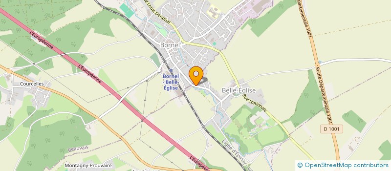 localisation de l'entreprise MORICHON & FILS  BELLE-EGLISE