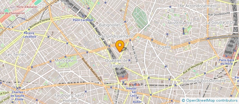 localisation de l'entreprise MORICIERE COMMUNICATION à PARIS