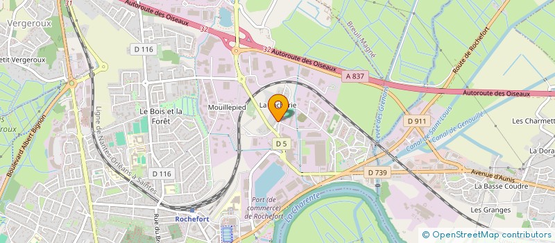 localisation de l'entreprise MORICQ DE LA TOUR  ROCHEFORT