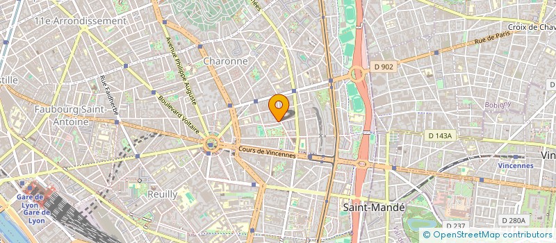 localisation de l'entreprise MORID ATTAL à PARIS