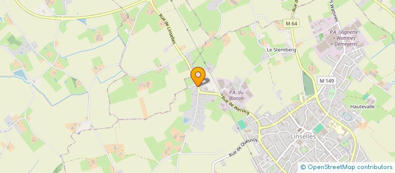localisation de l'entreprise MORIENTOEP à LINSELLES