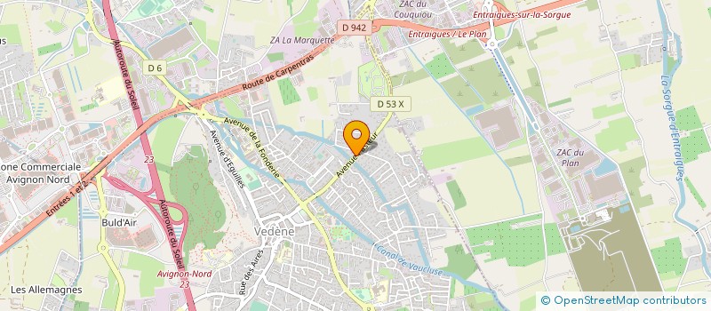 localisation de l'entreprise MORIERES BASKET CLUB  MORIERES-LES-AVIGNON