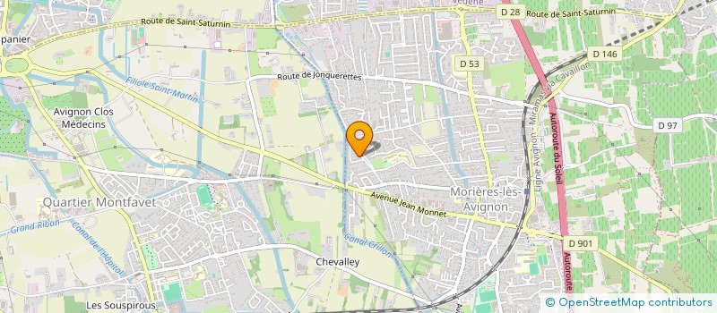 localisation de l'entreprise MORIERES PHILATELIE  MORIERES-LES-AVIGNON