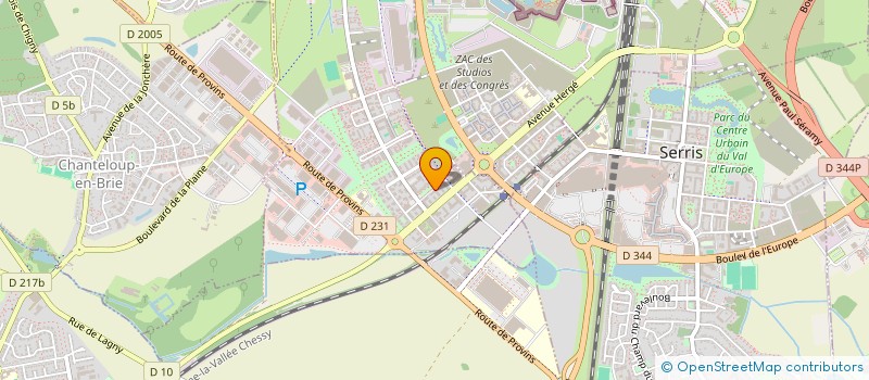 localisation de l'entreprise MORILA  MONTEVRAIN