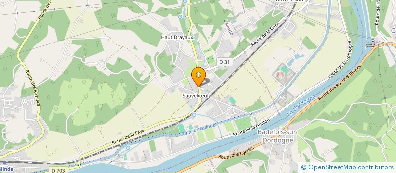 localisation de l'entreprise MORILAS  LALINDE