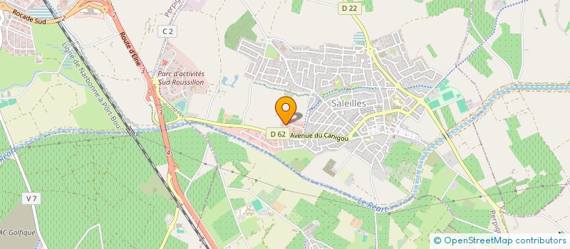 localisation de l'entreprise MORILLO  SALEILLES