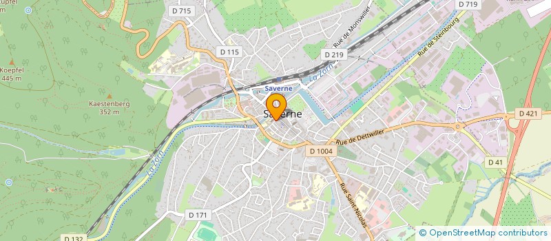 localisation de l'entreprise MORILLON  SAVERNE