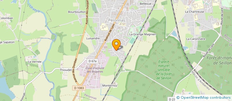 localisation de l'entreprise MORILLON BOSSON à CERTINES