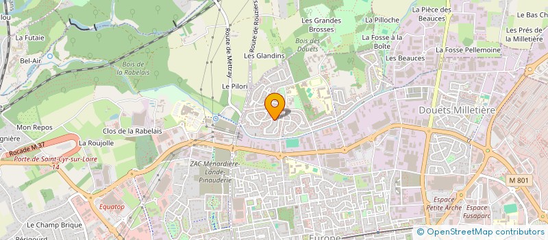 localisation de l'entreprise MORIM  TOURS