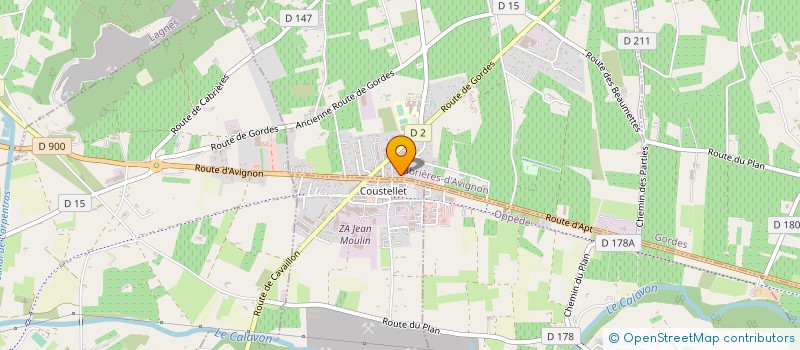 localisation de l'entreprise MORIN à CABRIERES-D'AVIGNON