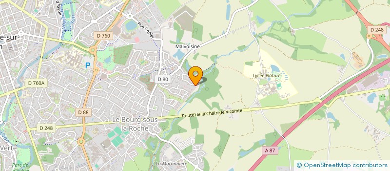 localisation de l'entreprise MORIN  LA CHAIZE-LE-VICOMTE