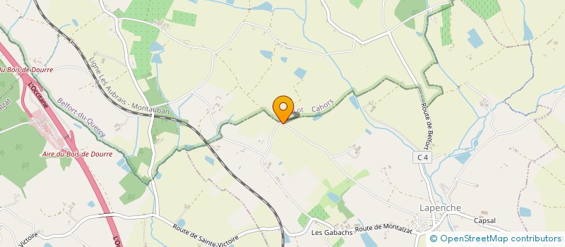 localisation de l'entreprise MORIN  LAPENCHE