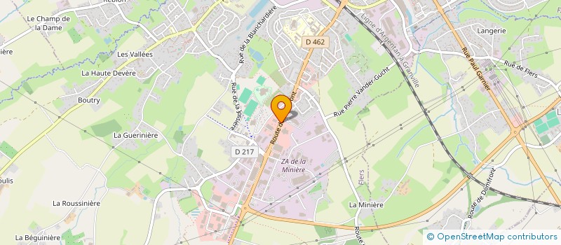 localisation de l'entreprise MORIN 86 à FLERS
