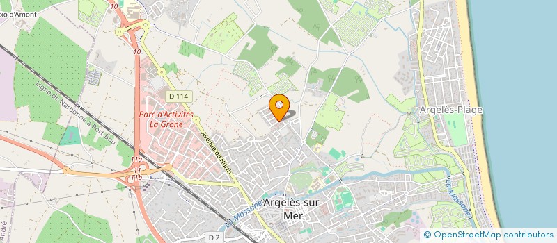 localisation de l'entreprise MORIN ALEXANDRE à ARGELES-SUR-MER