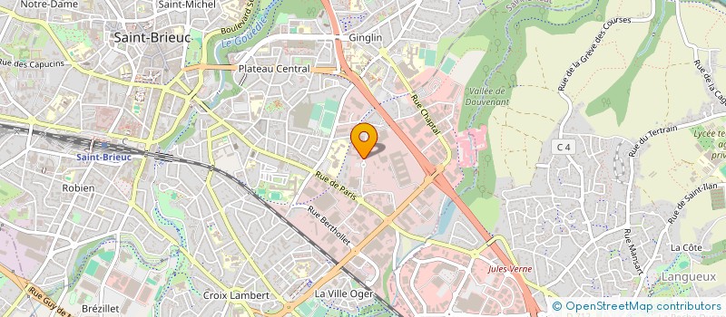 localisation de l'entreprise MORIN BATIMENT à SAINT-BRIEUC