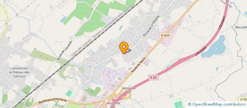 localisation de l'entreprise MORIN CHAPE INVESTISSEMENT  MONTAUBAN