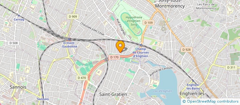 localisation de l'entreprise MORIN & CO à EAUBONNE