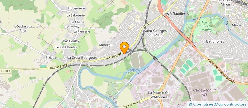 localisation de l'entreprise MORIN DIAGNOSTICS à LE MANS