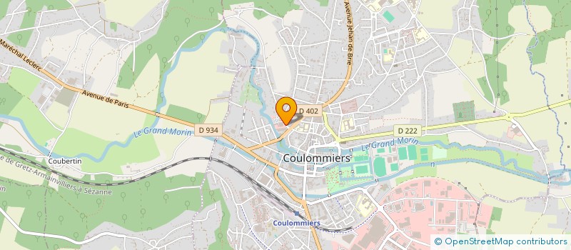localisation de l'entreprise MORIN DISTRIBUTION à COULOMMIERS