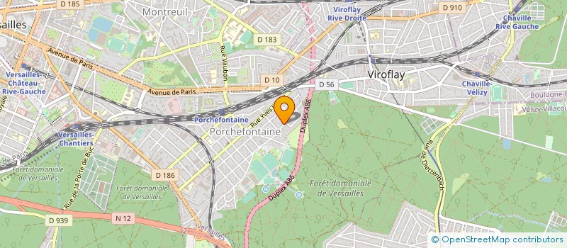 localisation de l'entreprise MORIN DUPIRE à VERSAILLES