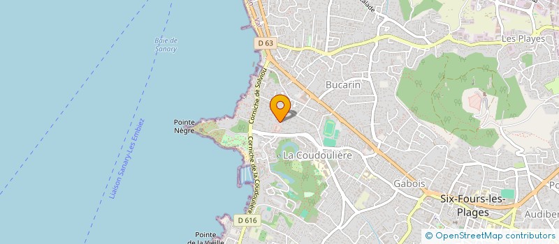 localisation de l'entreprise MORIN ELEC 83  SIX-FOURS-LES-PLAGES