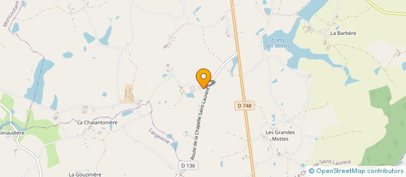 localisation de l'entreprise MORIN ENERGIE  LA CHAPELLE-SAINT-LAURENT