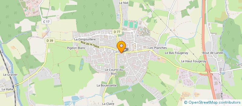 localisation de l'entreprise MORIN ET ASSOCIES  LAILLE