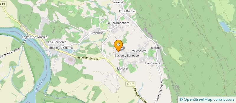 localisation de l'entreprise MORIN FAMILY  GROSLEE-SAINT-BENOIT