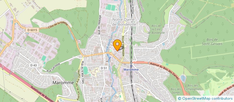 localisation de l'entreprise MORIN FINANCES  MAROMME