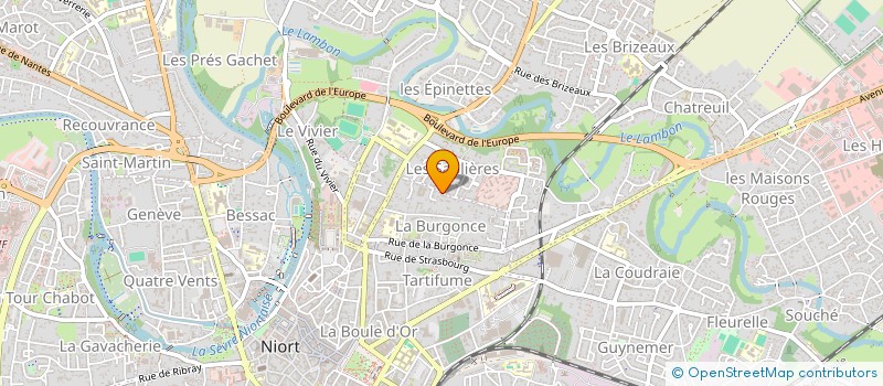 localisation de l'entreprise MORIN HORIZON  NIORT