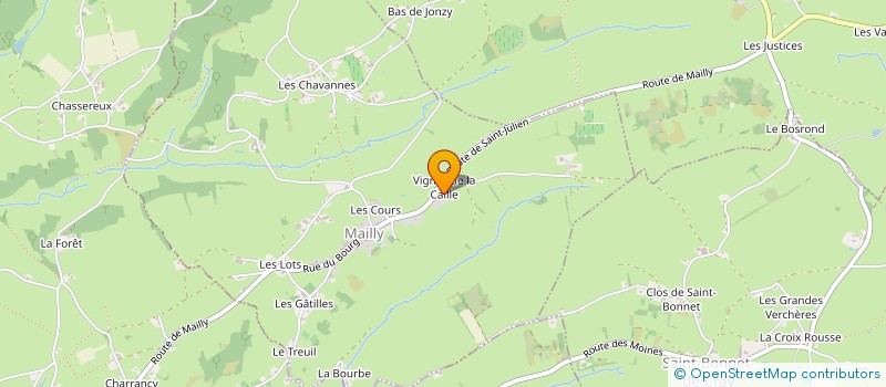 localisation de l'entreprise MORIN IMMO  SAINT-BONNET-DE-CRAY