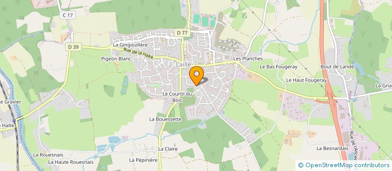 localisation de l'entreprise MORIN IMMO  LAILLE