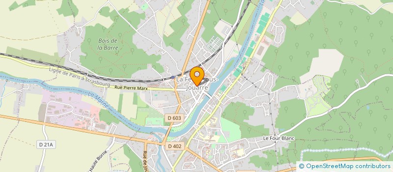 localisation de l'entreprise MORIN IMMOBILIER à LA FERTE-SOUS-JOUARRE